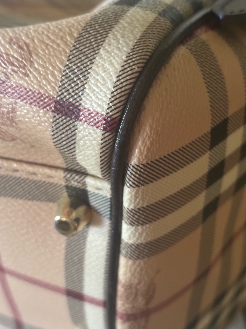 Burberry Haymarket tote - Picture 9 of 16